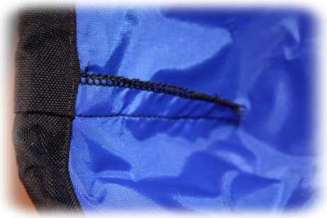 seams are stiched with ultra strong thead and any raw edges are overlocked