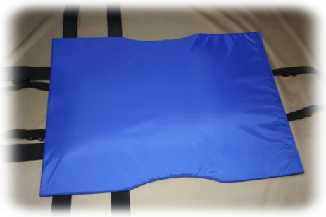 Padded Bike Carrier opens flat as work area